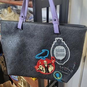 Disney Loungefly Haunted Mansion 50th Anniversary Tote Bag Purse CL